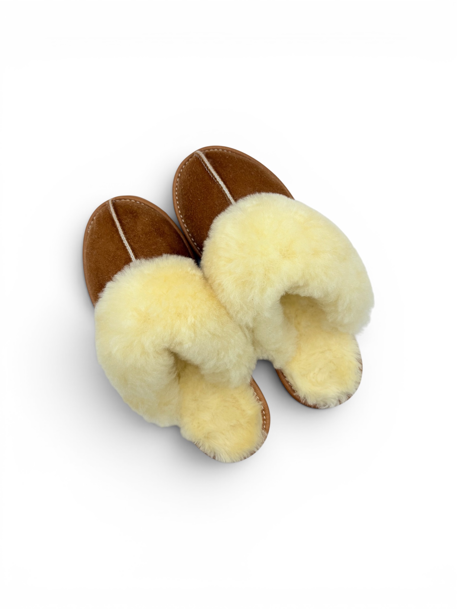 Kapcie damskie 100% skóra owcza premium  - zdjęcie 3