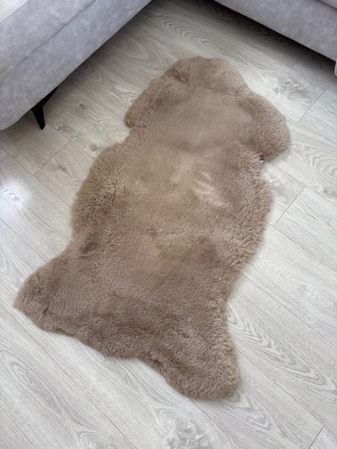Skóra owcza kolor taupe